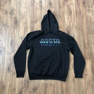 Costa "Born On the Water" black pullover fleece mens size XL